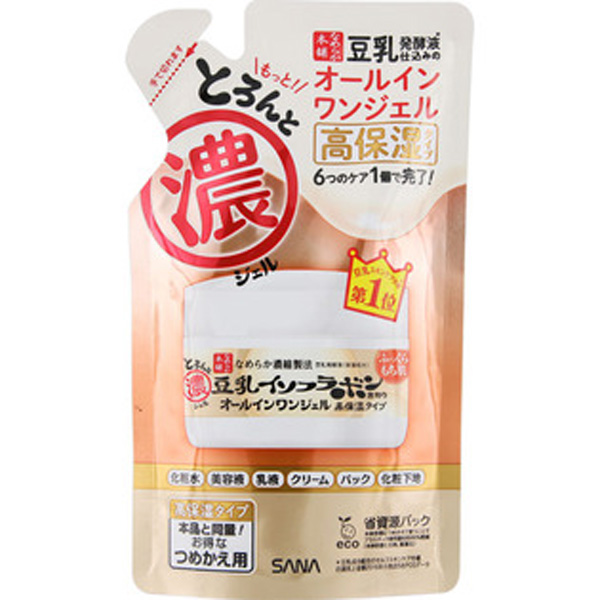 SANA豆乳浓密高保湿啫喱面霜 替换装