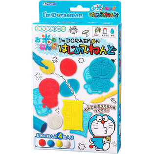 哆啦A梦I m Doraemon系列 4色黏土 模具套装