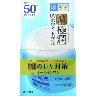 乐敦肌研极润玻尿酸抗UV美白防晒保湿7合1啫喱面霜