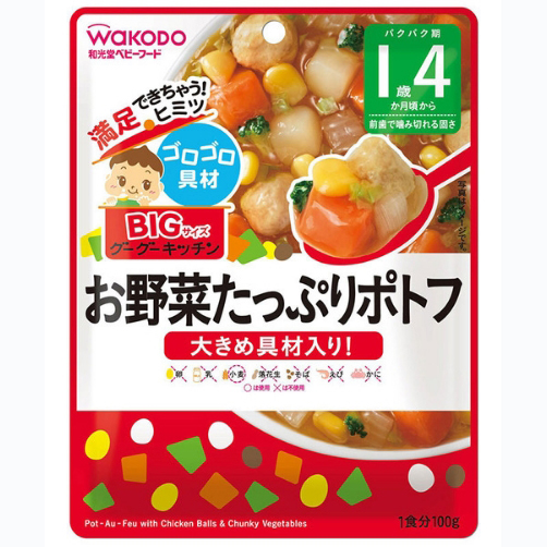 wakodo/和光堂辅食婴幼儿蔬菜鸡肉土豆浓汤