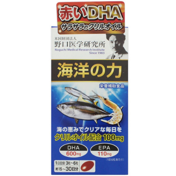 野口 海洋之力磷虾油虾青素EPA+DHA鱼油