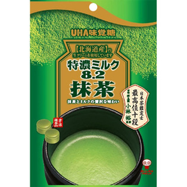 味觉糖北海道8.2特浓牛奶宇治抹茶糖硬糖