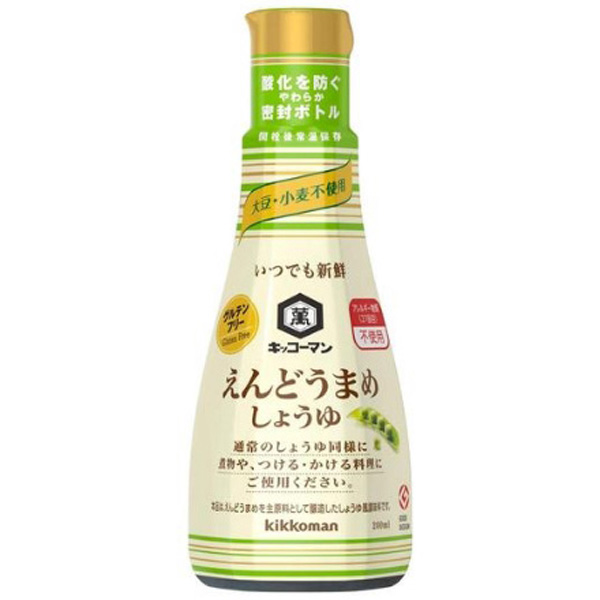 kikkonman无添加调味料营养天然豌豆低敏酱油