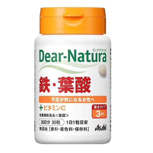 朝日Dear-Natura铁+叶酸女性保健