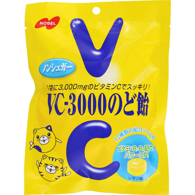 NOBEL VC-3000维生素C润喉糖柠檬味