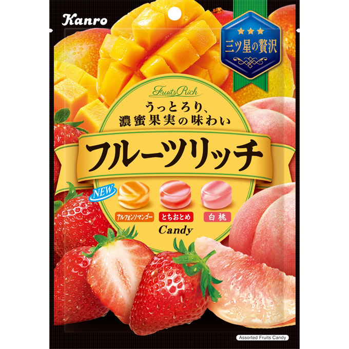 kanro 水果彩丝糖