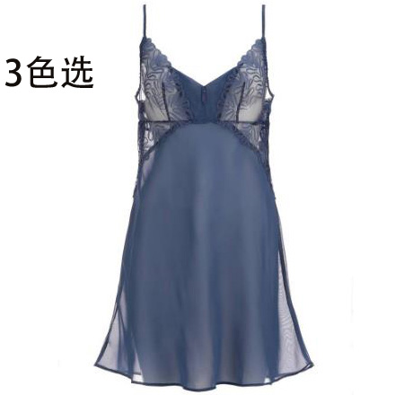 天使のブラ 蕾丝花纹纤细线条内衣裙TR0057 Slip