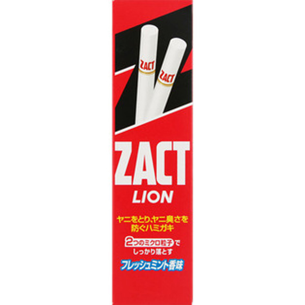 狮王ZACT特效去烟渍茶渍亮白牙膏薄荷香型