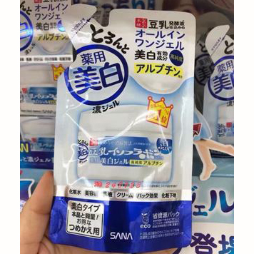 SANA豆乳美白6合1保湿面霜100g替换装