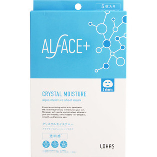 ALFACE+ 清透水晶面膜深层滋养保湿 5片