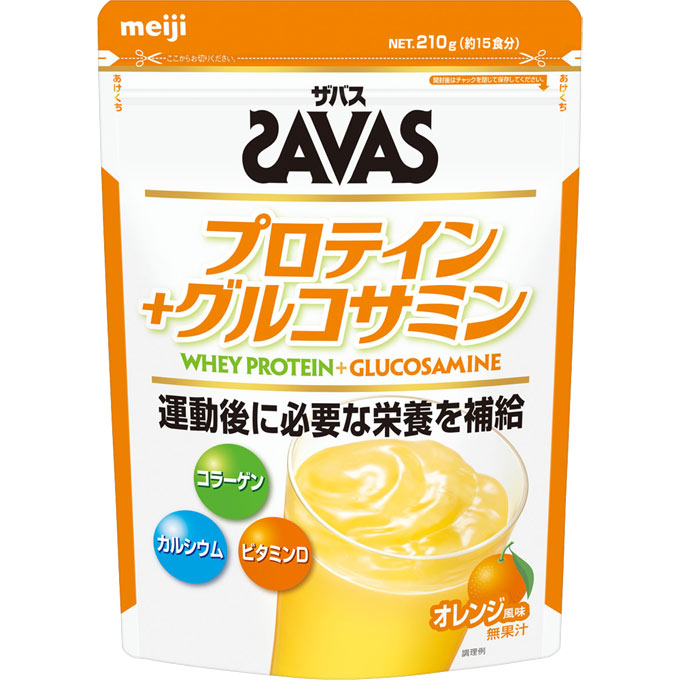 明治SAVAS 蛋白质+葡萄糖胺